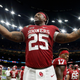 Joe Mixon of the Oklahoma Sooners reacts after a touchdown against the Auburn Tigers during the Allstate Sugar Bowl at the Mercedes-Benz Superdome on Jan. 2, 2017, in New Orleans.
Jonathan Bachman/Getty Images